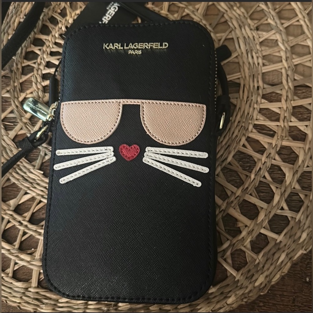 NWT-KARL LAGERFIELD PHONE CROSSBODY